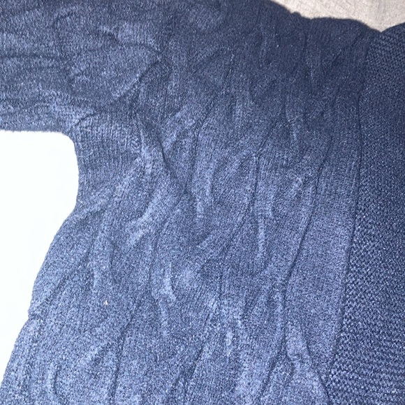 Open dark navy cardigan - Picture 8 of 8
